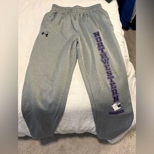 Under Armour Gray and Purple Men’s Sweatpants